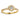 18k Geelgouden Ring - Entourage van Diamant - 0.50 ct