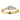 18k Geelgouden Ring - Verlovingsring Trilogy - 0.75 ct