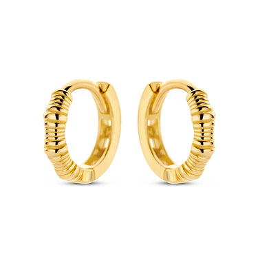 Gouden oorbellen met Bamboo