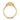 Trilogy verlovingsring van 18 karaat geelgoud met 0.75 ct lab-grown diamanten