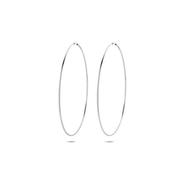Viral Hoops Oorringen 45 mm x 1,5 mm Zilver