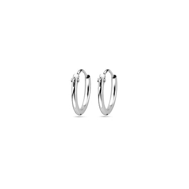 Viral Hoops Oorringen 11 mm x 1,3 mm Zilver