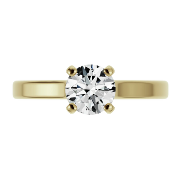 Delve Brilliant Ring 1.00ct Geelgoud
