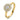 Entourage verlovingsring van 18 karaat geelgoud met 0.75 ct lab-grown diamanten