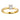 Emerald solitaire verlovingsring van 18 karaat geelgoud met 0.50 ct lab-grown diamant