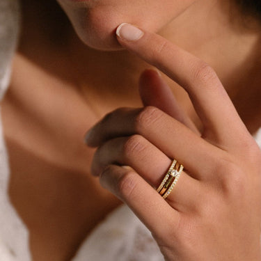 Solitaire verlovingsring van 18 karaat witgoud met 0.20 ct lab-grown diamant