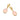 Oorringen geelgoud roze chalcedoon