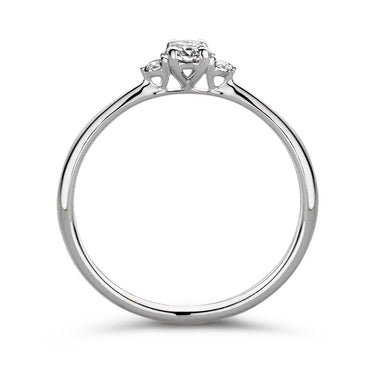 Alix Verlovingsring 0.20ct Witgoud
