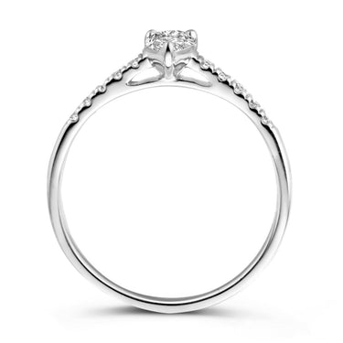 Ava Royale Verlovingsring 0.48ct Witgoud
