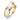 Cross-over Ring 14k Bicolor