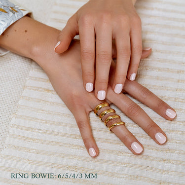 Trouwring Bowie 5mm Geelgoud