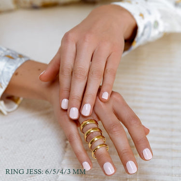 Trouwring Jess 5mm witgoud