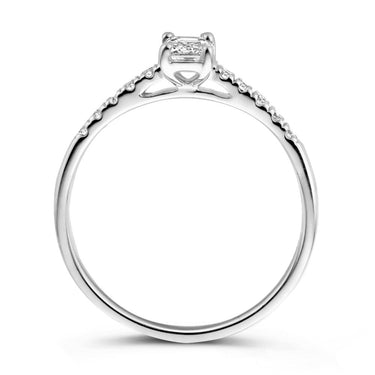 Nora Royal Verlovingsring 0.48ct Witgoud