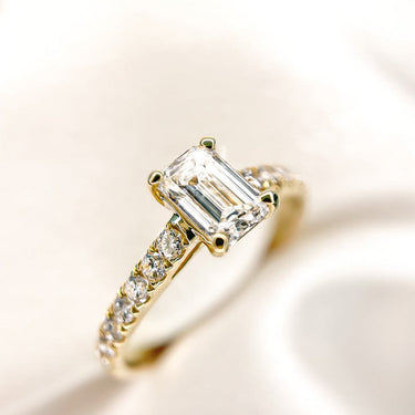 Nora Royal Verlovingsring 0.75ct Geelgoud