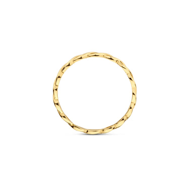 Vlecht Ring 14k Geelgoud