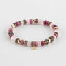 Y&G Armband Robijn, Rozenkwarts & Theekwarts – 14k Goud
