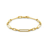 Ankerschakel Armband met Staafjes 4,3 mm 14k Geelgoud