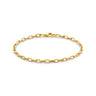 Fijne Ankerschakel Armband 3 mm 14k Geelgoud