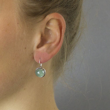 Oorhangers met groene kwarts