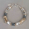 Armband Drie Kleuren Slang Zilver