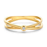 Ring 14K Goud met Diamant - Swing Jewels