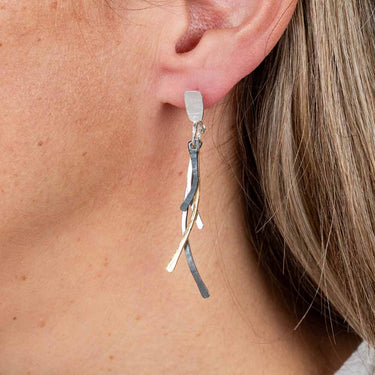 Oorstekers Sprieten Zilver, gedragen