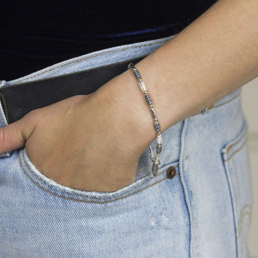 Armband - Goldfilled en Geoxideerd Zilver