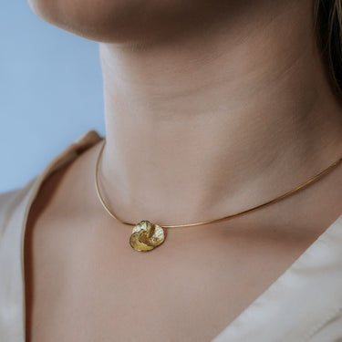 Hanger met diamant 14 karaat goud