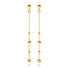 Bolletjes Oorhangers 47 mm 14k Geelgoud