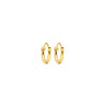 Viral Hoops Oorringen 9 mm x 1,3 mm Goud Verguld Zilver