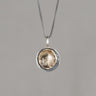 Collier Cirkel Zilver Verguld