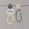 Oorstekers Asymmetrisch Zilver
