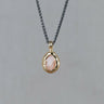 Collier Roze Maansteen Zilver