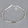 Armband Buisjes & Balletjes Zilver