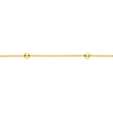 14k Geelgouden Armband - Bolletjes Design
