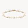 Parelarmband 4,2mm met 14k Geelgouden Sluiting