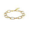 Grove Ankerschakel Armband 9,5 mm 14k Geelgoud