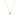 14k Geelgouden Ketting - Solitair Design