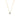 14k Geelgouden Collier met Solitair Hanger