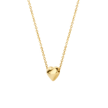 14k Geelgouden Ketting - Hartje