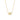 Gouden Ketting (14kt) met Twee Cirkels