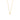 Gouden Ketting (14kt) met Letter