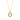 Gouden Ketting (14kt) met Parelmoer Hanger