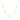 14k Geelgouden Ketting - Stenen Rondom