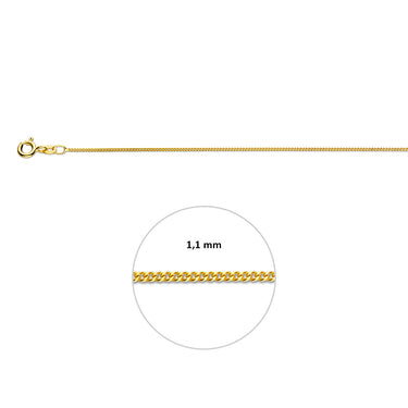 Bo gourmet ketting 14 karaat goud sluiting