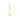 Letter Bedel 6,5 mm 9k Geelgoud - letter L