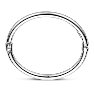 Gladde Bangle 5 mm Zilver - beeld 3