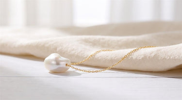 Parel Hanger Collier 14k Geelgoud van Swing Jewels