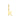 Letter Bedel 6,5 mm 9k Geelgoud - letter K