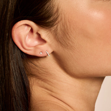 14k Geelgouden Oorstekers - Solitairs - 2,3 mm